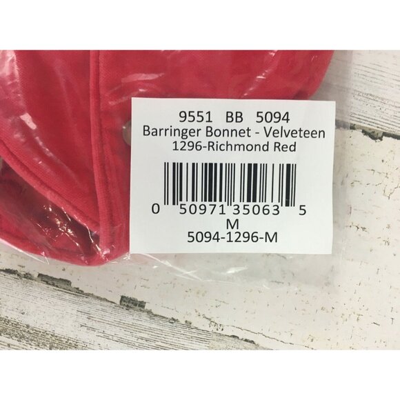 The Beaufort Bonnet Company Barringer Bonnet Red Velveteen Baby Boys M 9 to 24 M - Picture 10 of 10